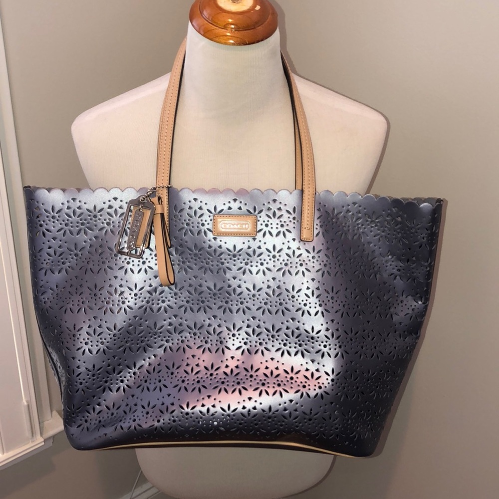 Coach Perforated Tote